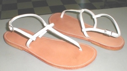 Sandy — hand-crafted sandal by Larry Schupbach, Village Shoe Service