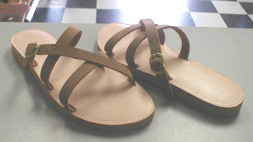 Andrew — hand-crafted sandal by Larry Schupbach, Village Shoe Service